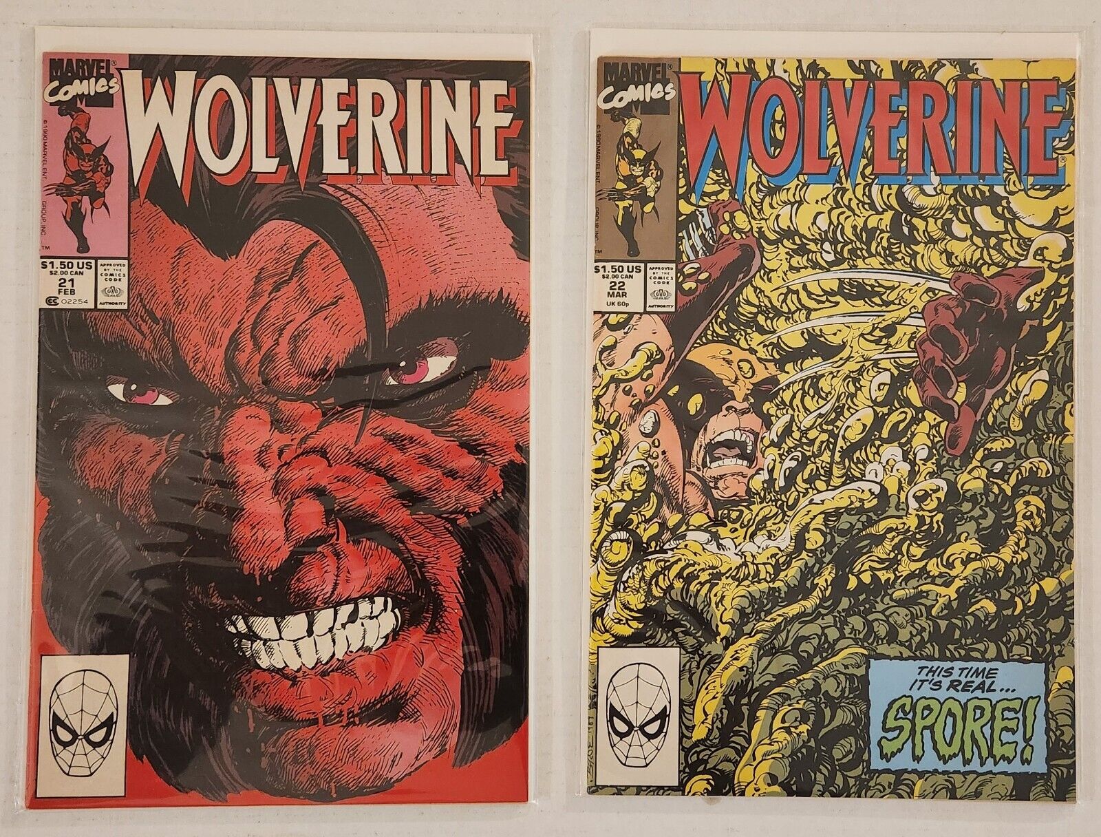 Wolverine (vol. 2) #21-30 (Marvel Comics 1990) 10 issue run