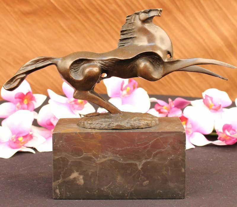 Abstract Modern Horse Stallion Horse Racing Trophy Bronze Sculpture Statue Sale
