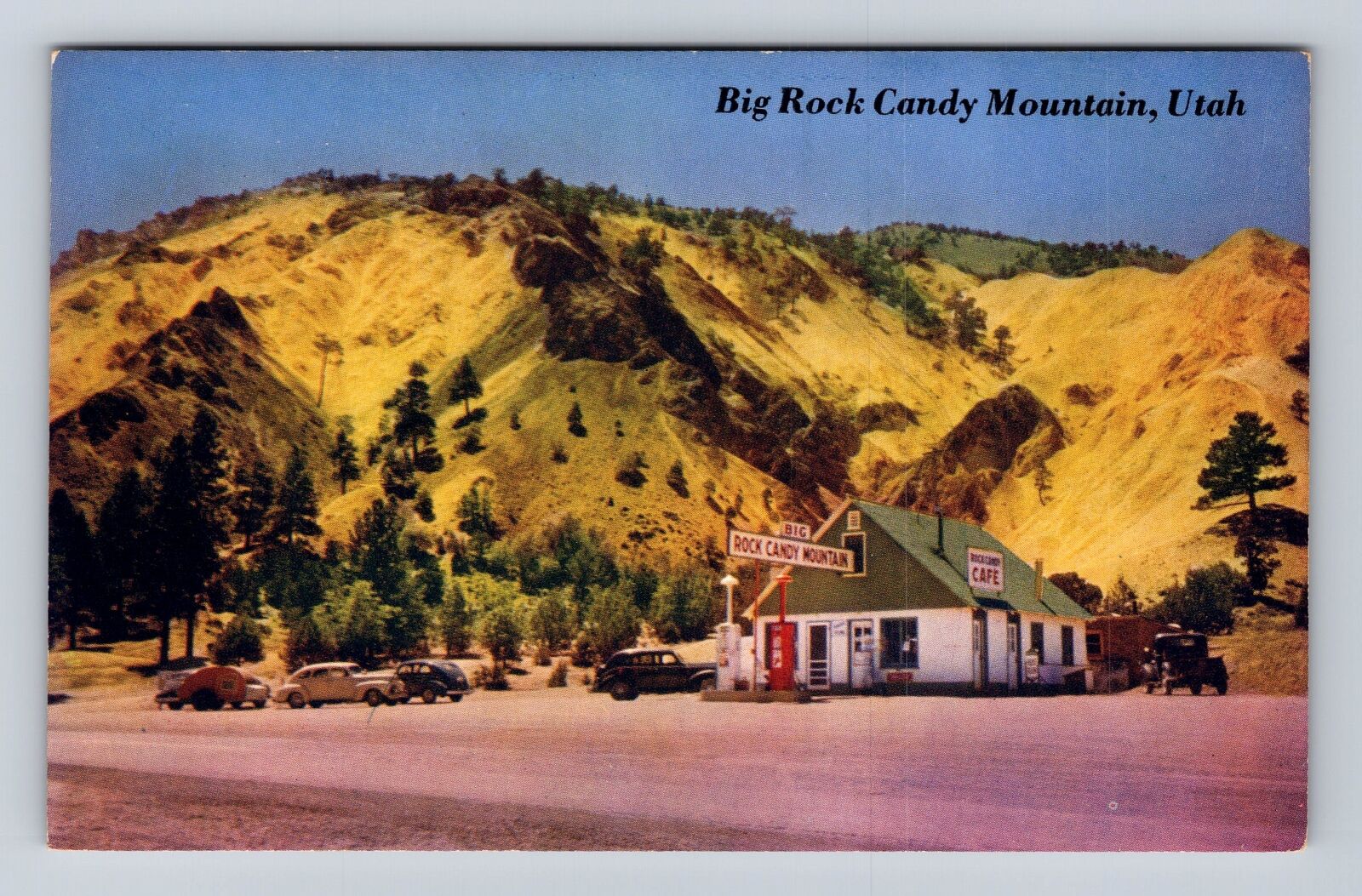 UT-Utah, Big Rock Candy Mountain, Antique, Vintage Souvenir Postcard