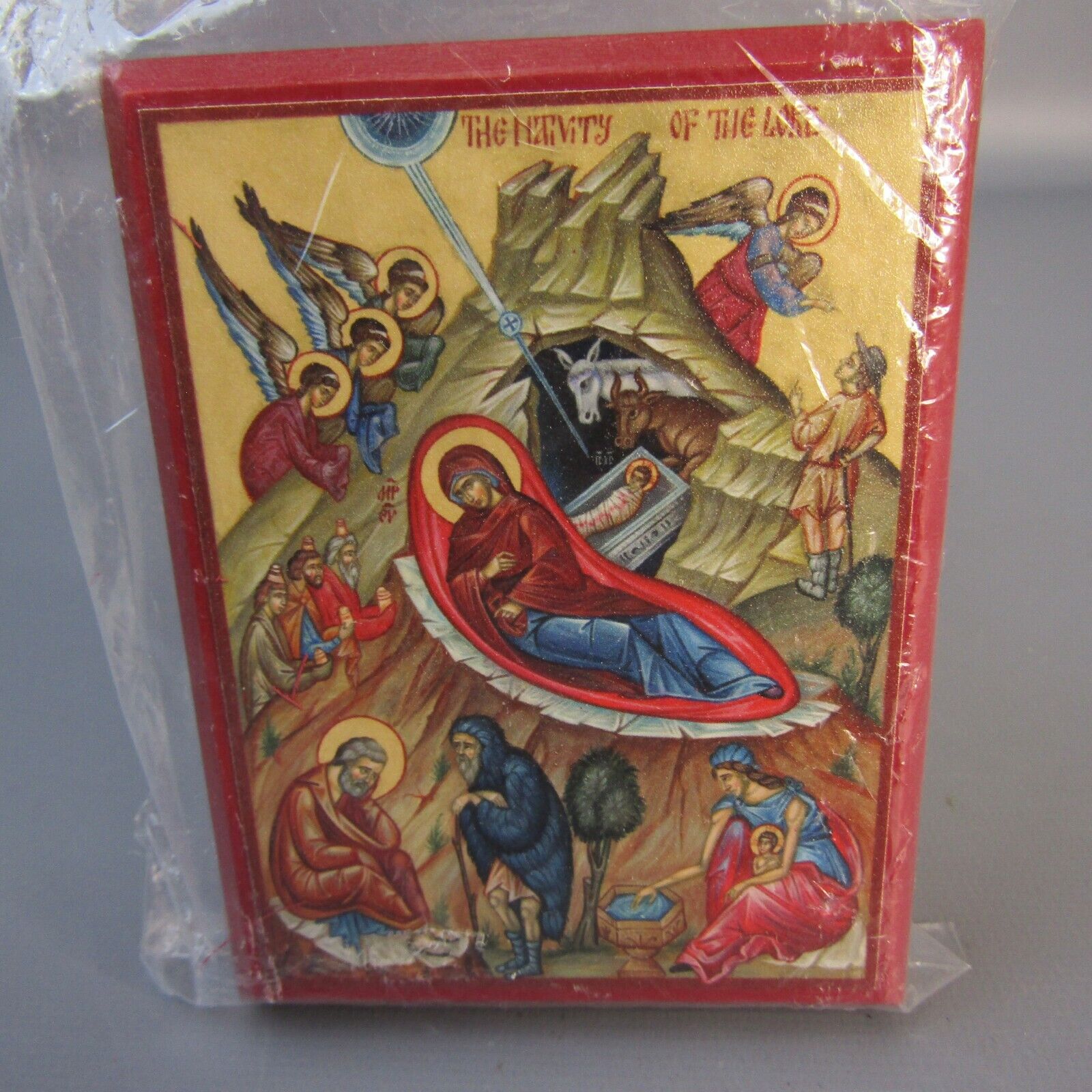 Nativity of the Lord Legacy Icons Wooden Plaque 3.25\