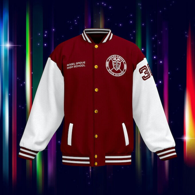 Power Rangers 30th Angel Grove High School Varsity Jacket New Kickstarter