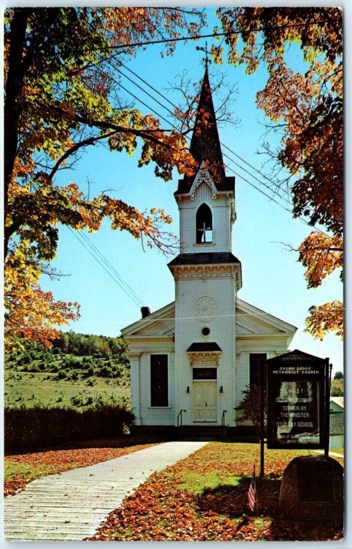 Postcard - Grand Gorge Methodist Church - Grand Gorge, New York