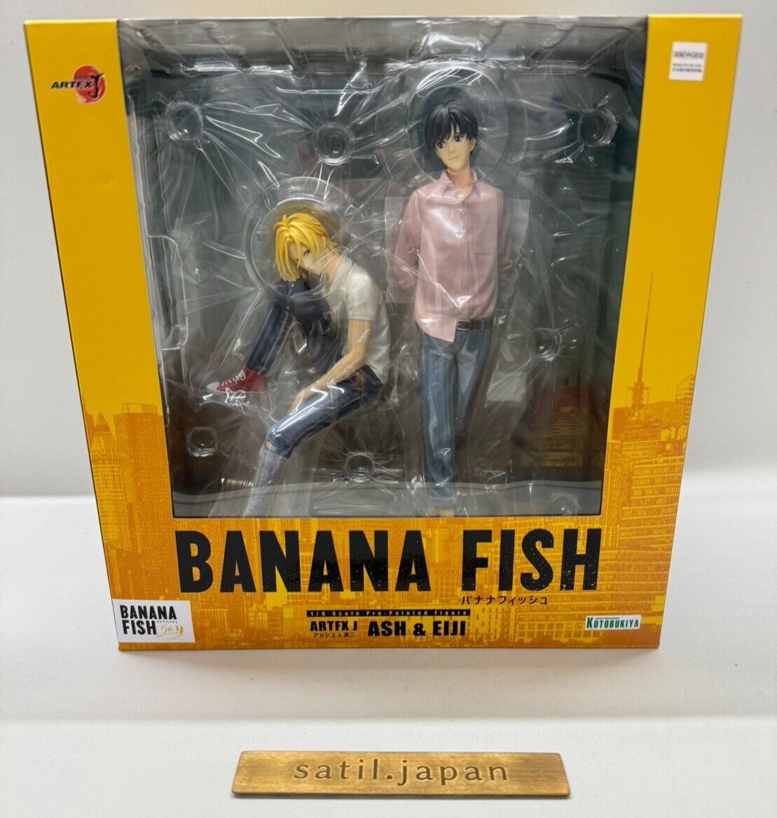 Kotobuyika Banana Fish ARTFX J Ash & Eiji 1/8 Figure Japan