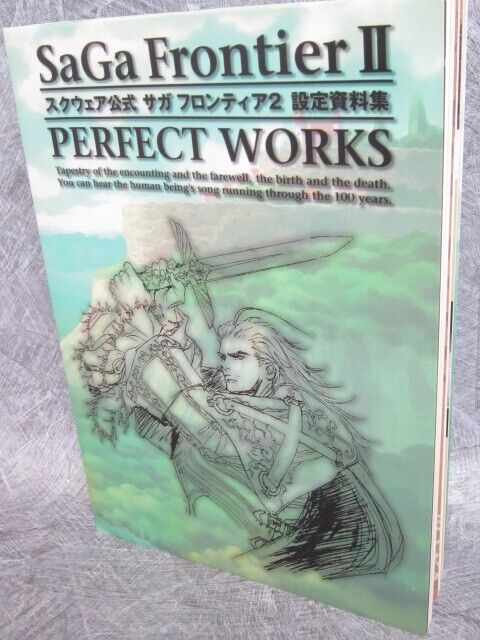 SAGA FRONTIER II 2 Perfect Works Art Fan Book 1999 Sony PlayStation 1 Japan DC43