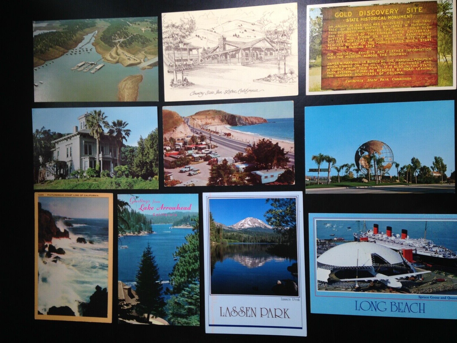 20+ Postcard lot, California. Set 3. Nice