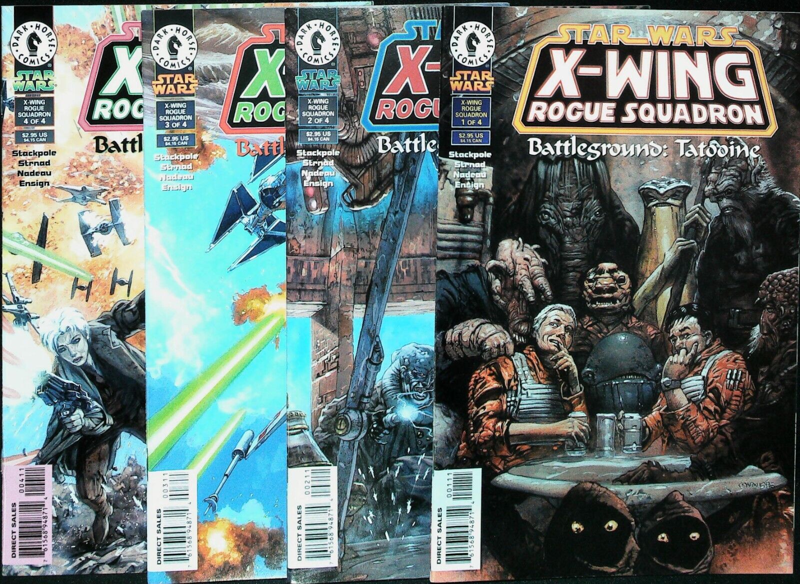 Star Wars X-Wing Rogue Squadron #9 - 12 Battleground: Tatooine Story Arc (1996)