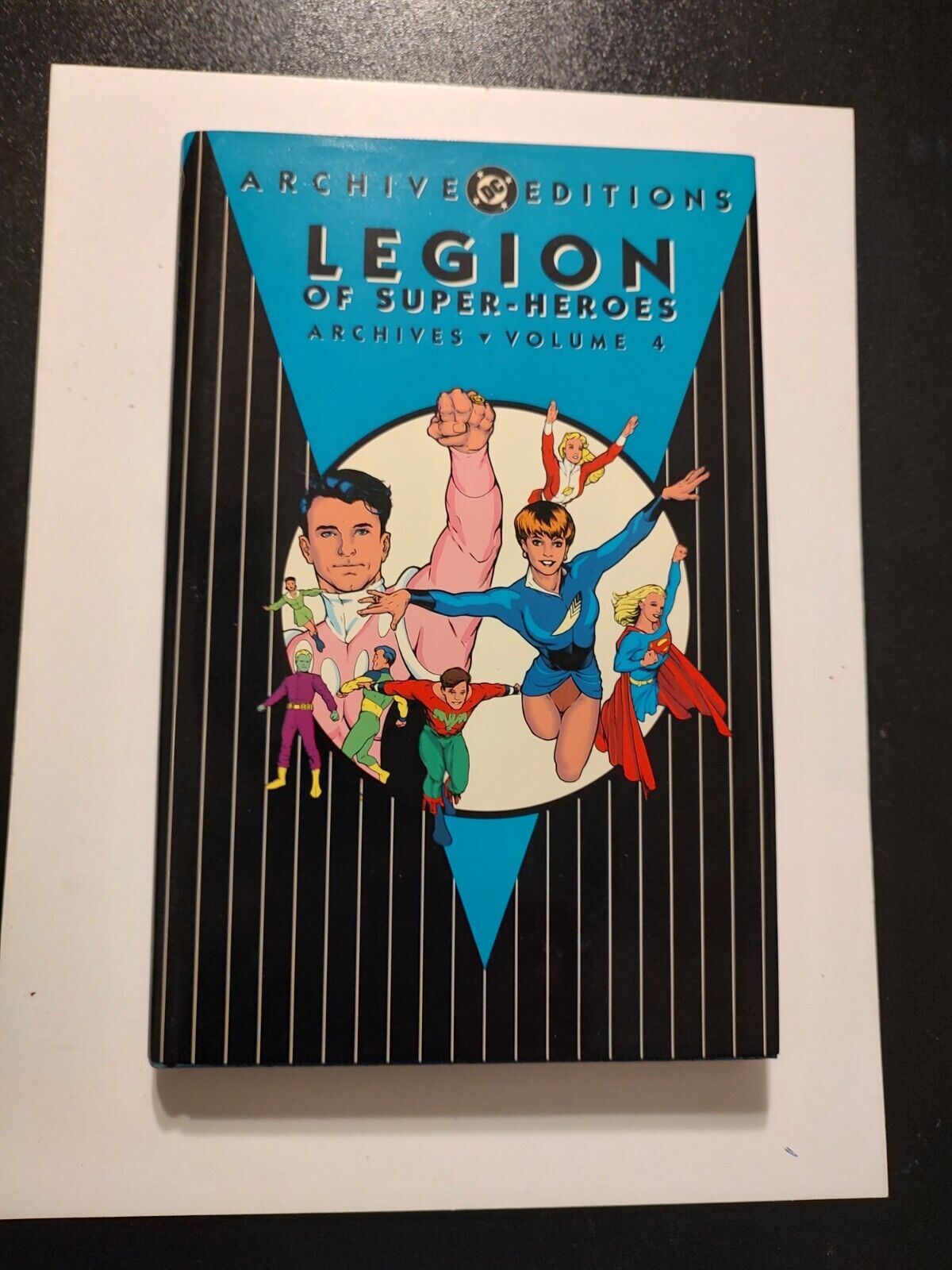 DC  ARCHIVES  LEGION  OF  SUPERHEROES  VOLUME  4 1ST  PRINT COVER BY ADAM HUGHES