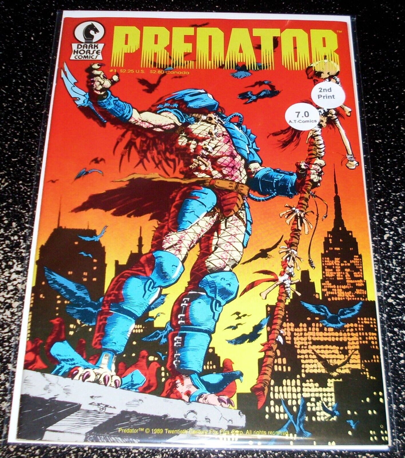 Predator 1 (7.0) 2nd Print 1989 Dark Horse (Mature Readers) Flat Rate Shipping
