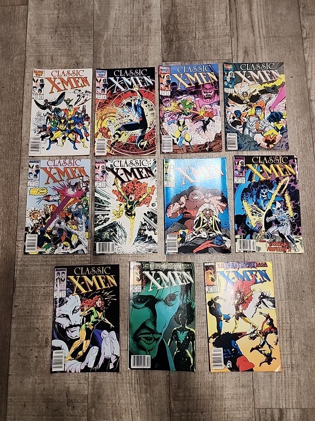 💥Classic X-Men Comic Lot of 11 (1986)