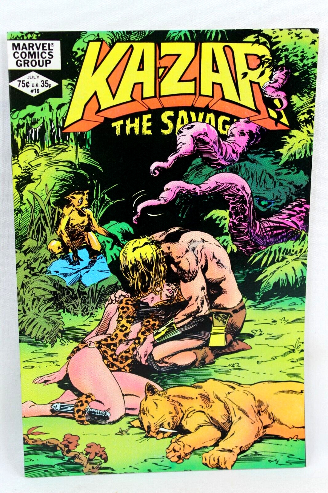 Ka-Zar the Savage #16 It Creeps 1st Ron Frenz Art 1982 Marvel Comics F+