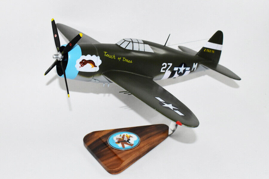 Republic P-47D Thunderbolt, 510th FS 405 FG Touch of Texas, Capt Mohrle, 18in