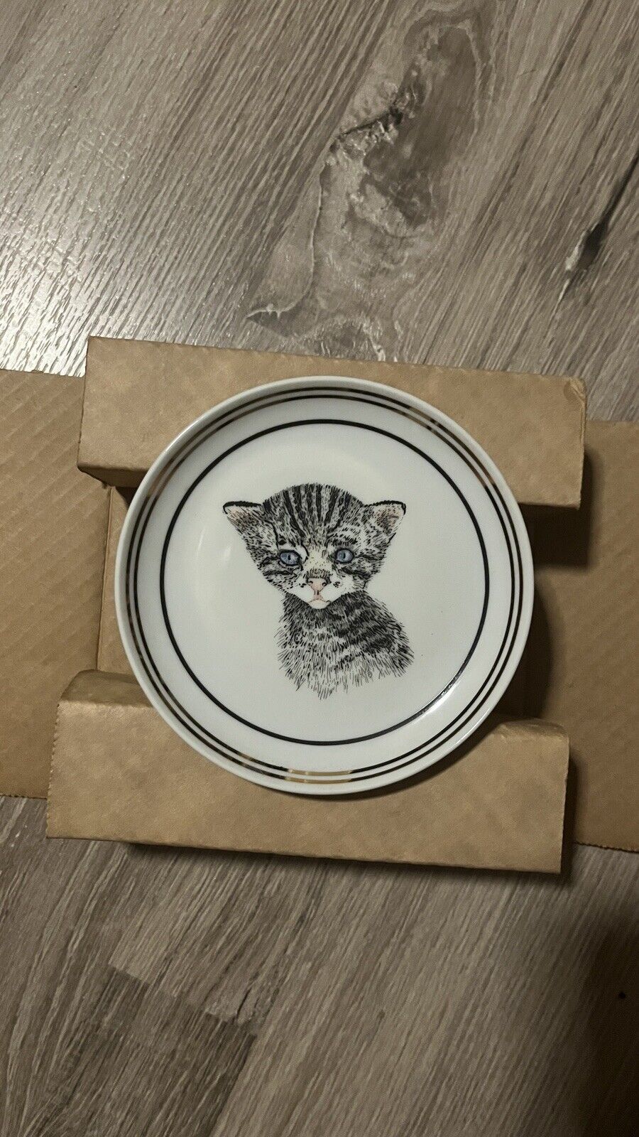 Chessie Kitten Railroad Cat Plate Kitten No. Two 1959 Museum B&O Limited Edition