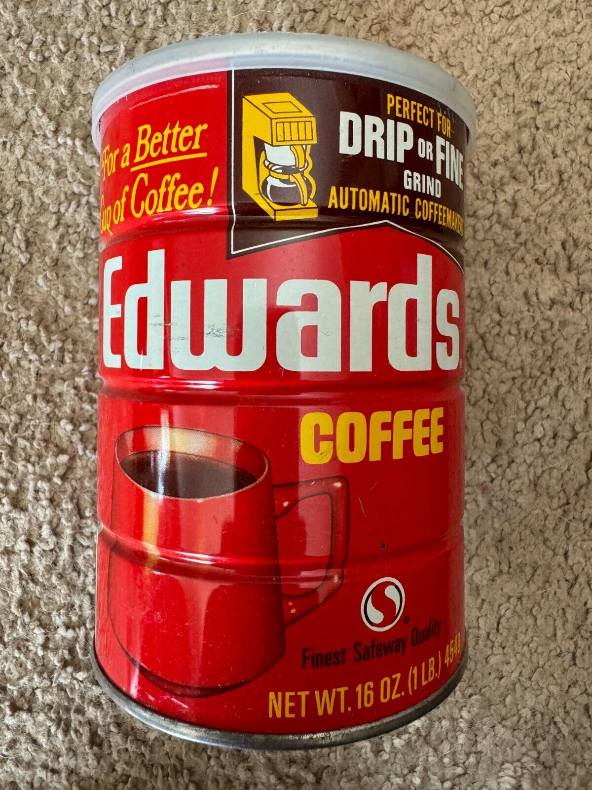 Edwards 16 oz. Coffee Tin