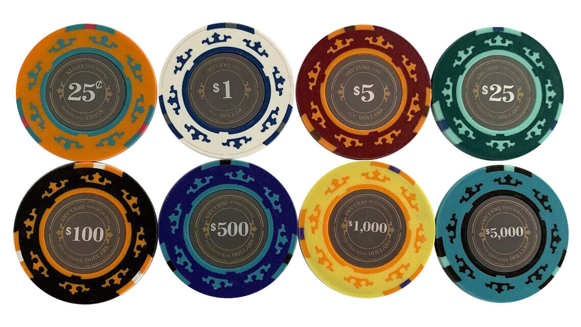 400 Stealth Casino Royale Smooth 14 Gram Clay Poker Chips Select Denominations