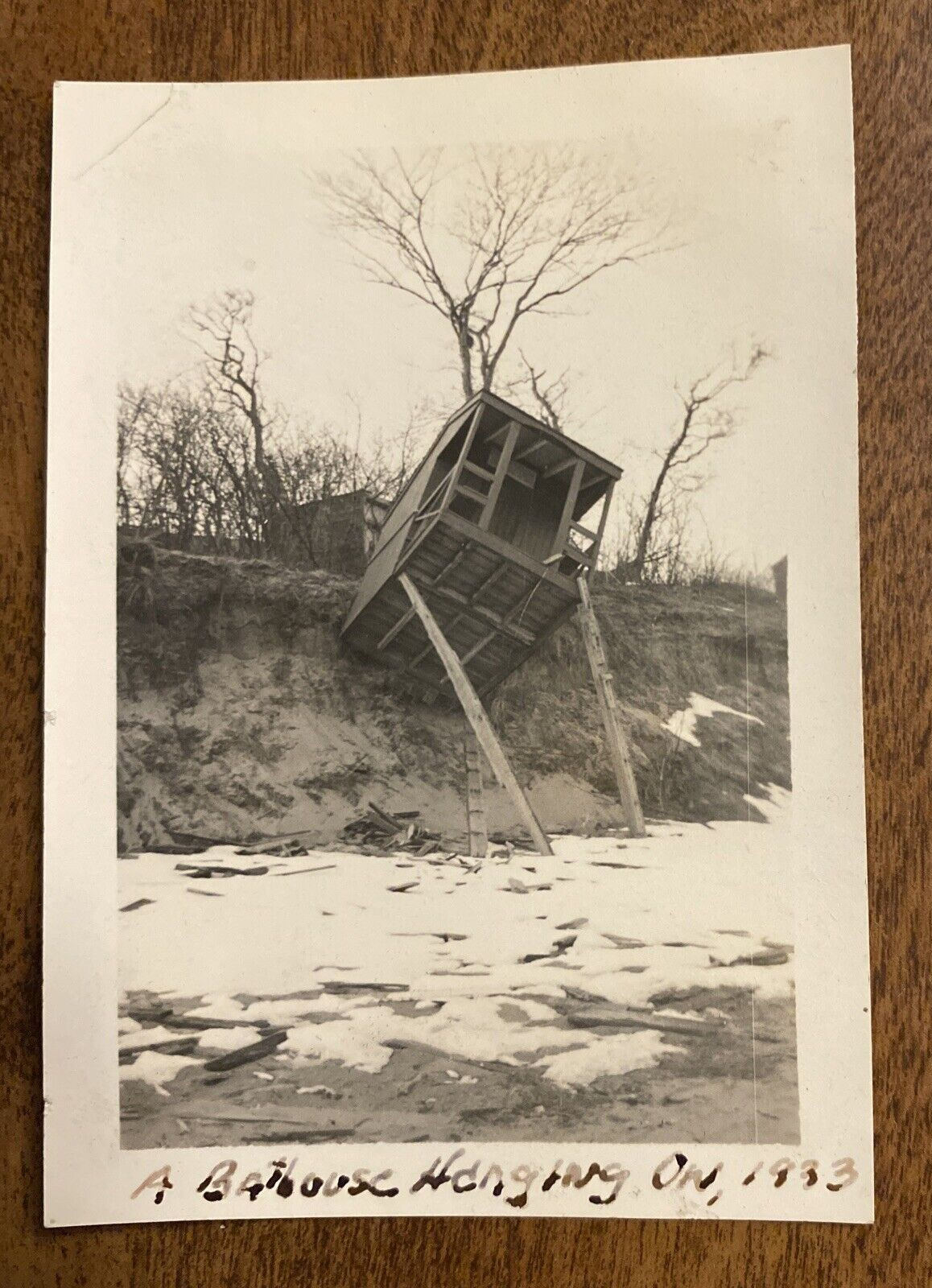 1933 Singing Beach Manchester-by-the-sea Massachusetts Storm Damage Photo P6i2