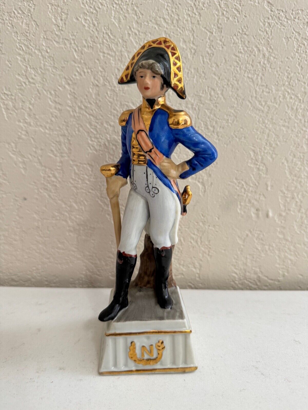 Porcelain Napoleonic Military Solder Figurine w/ S Mark