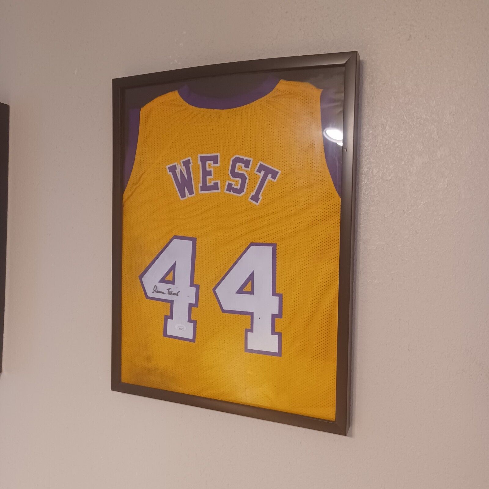Jerry West Signed Jersey With COA