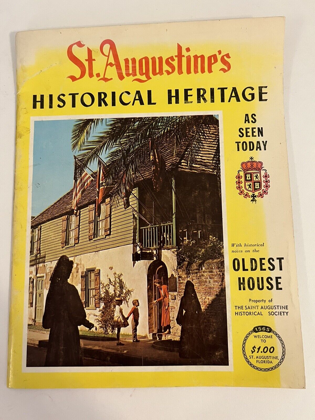 St. Augustine Florida VTG 1968 Historical Heritage Booklet Mid Century Tourist