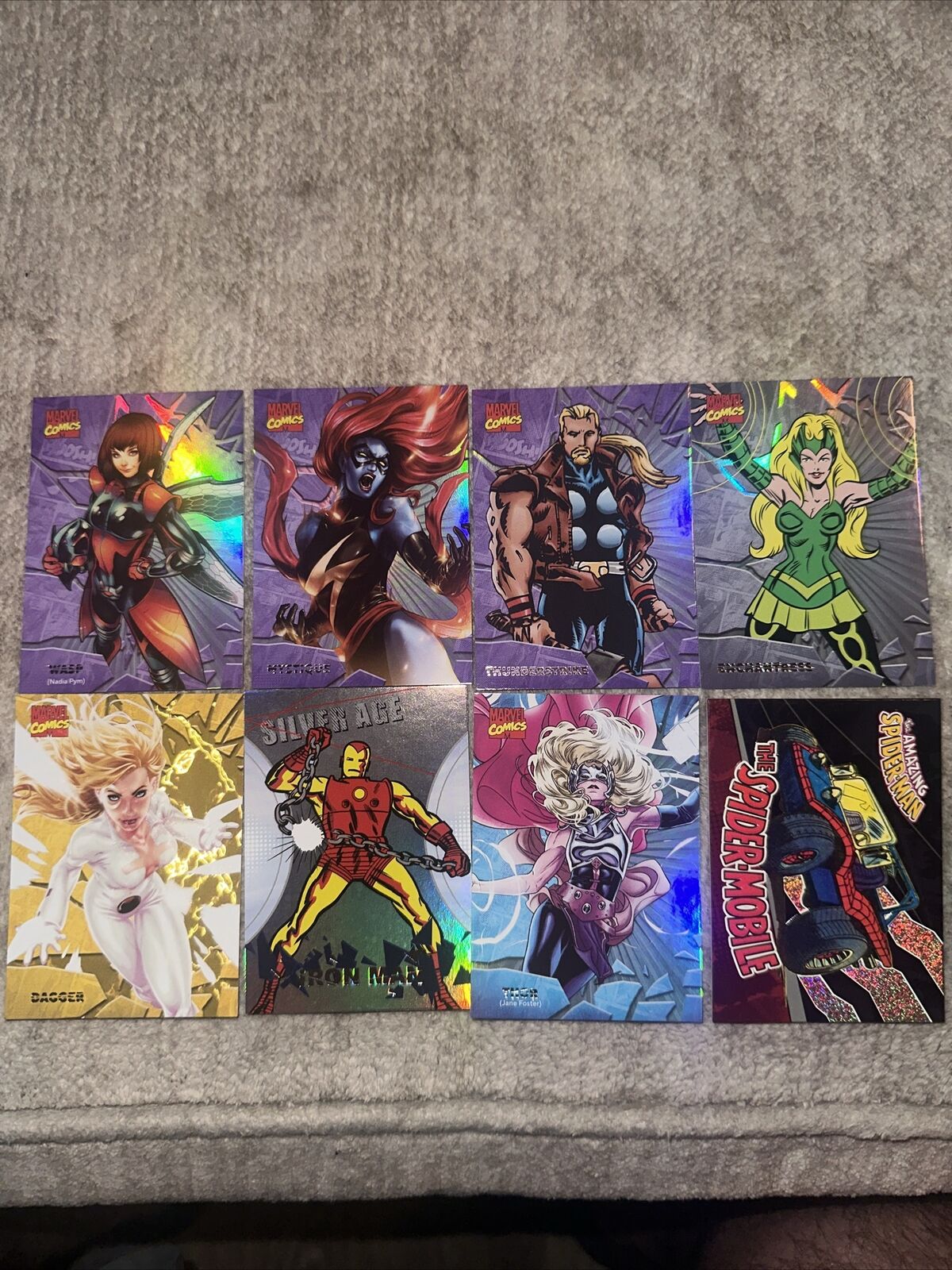 2024 finding unicorn marvel evolution (8) Cards One Numbered