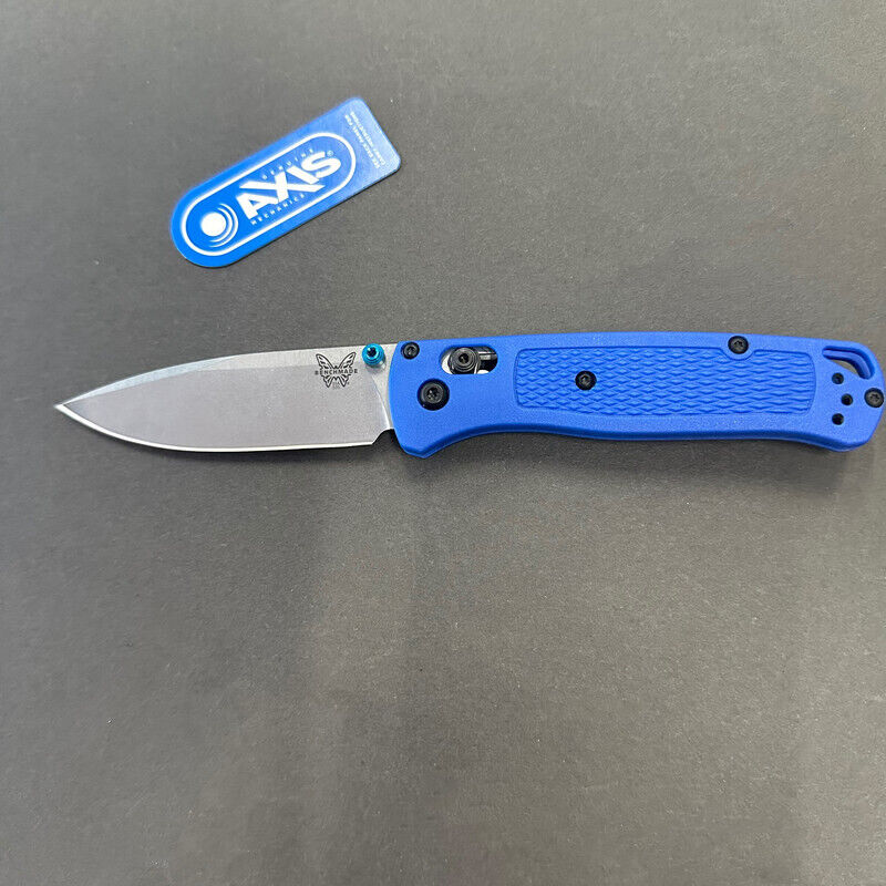 *Benchmade Bugout 535 CPM-S30V Stainless Steel Folding Knife-Blue Grivory~