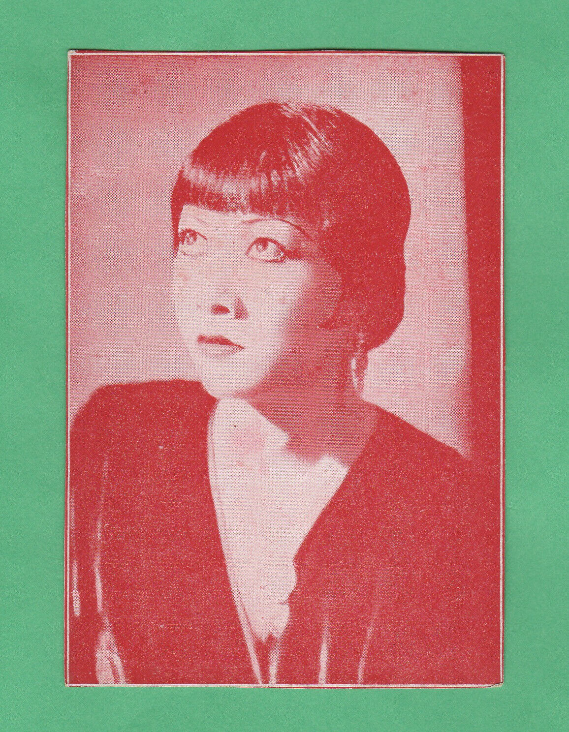 Anna May Wong  Mid 1930's Annonymous  Film Star  PROMO  Card  Super Rare