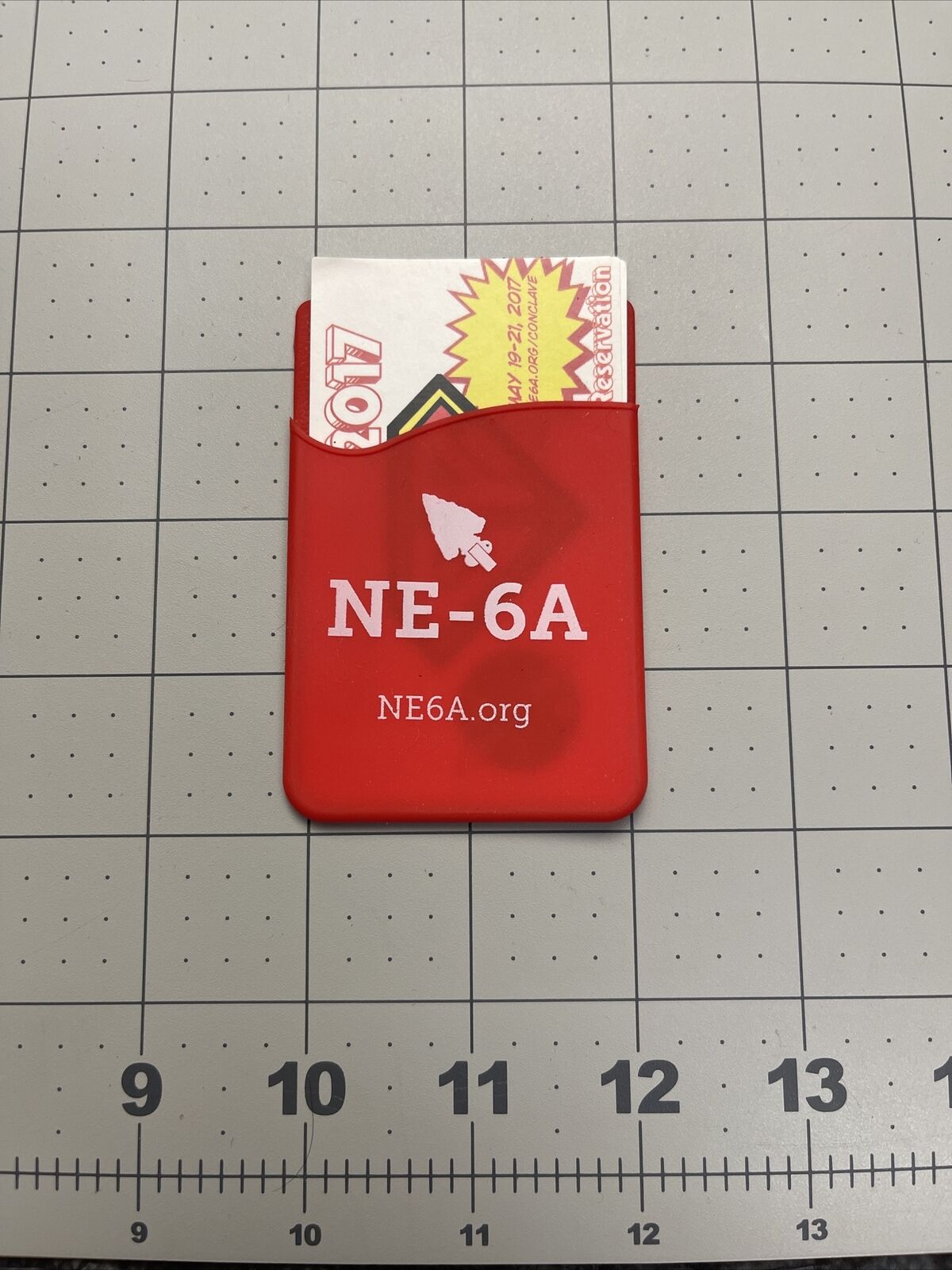 NE-6A Conclave Nentico Nentego Amangamek Wipit Phone Credit Card Holder #143