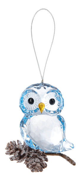 Ganz Crystal Expression Winter Acrylic Pinecone Owl Orn Suncatcher