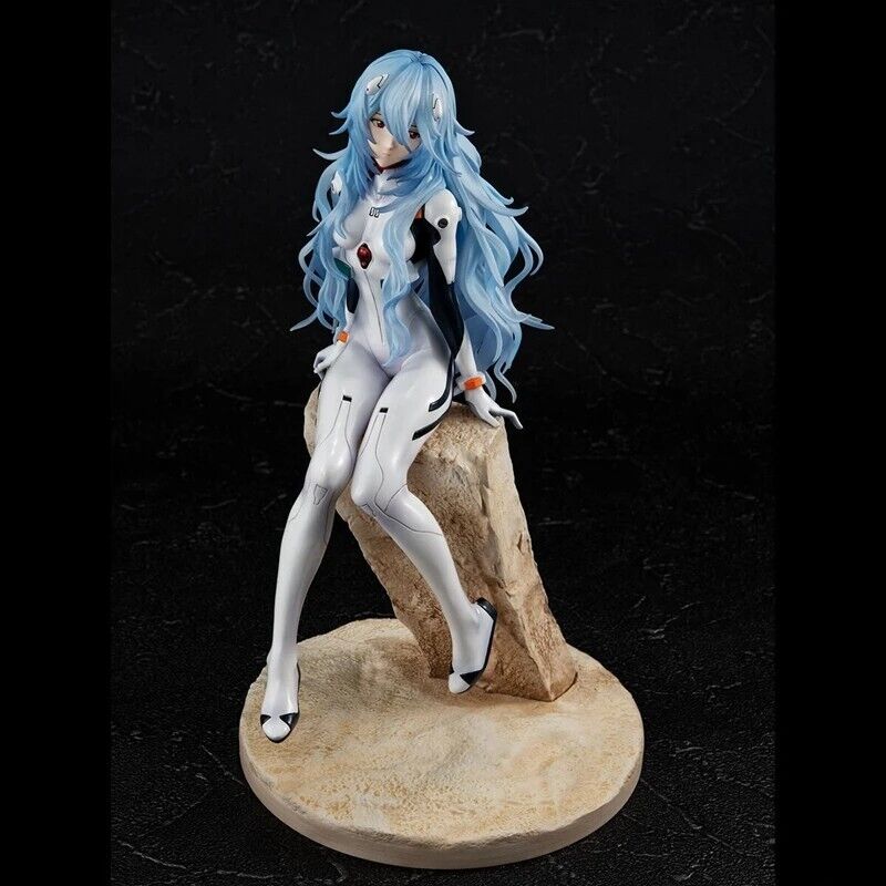 Rei Ayanami Figure with long hairs from Neon Genesis Evangelion 22CM Gift