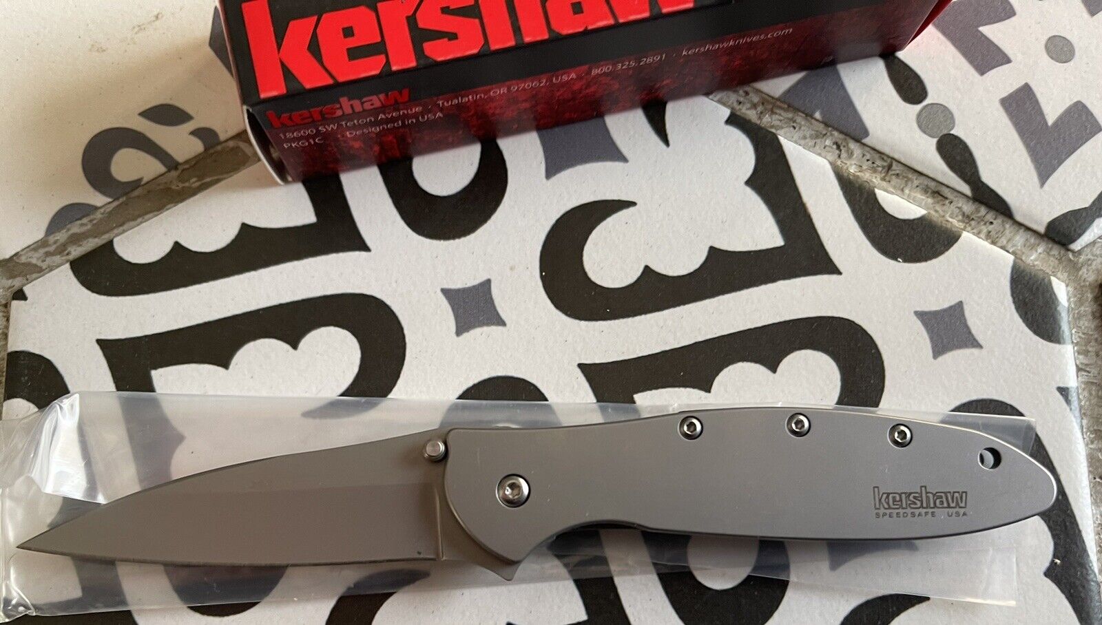 KERSHAW 1660 Ken Onion Design LEEK Speed Safe assisted opening linerlock knife