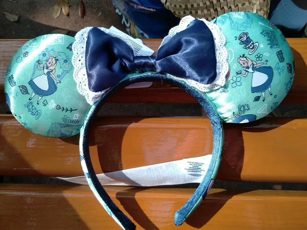 2022 Disney Parks Alice In Wonderland Ears Headband New