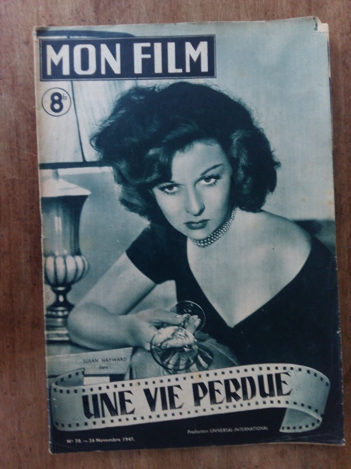 Magazine Mon Film A Life Perdue Susan Hayward 1947