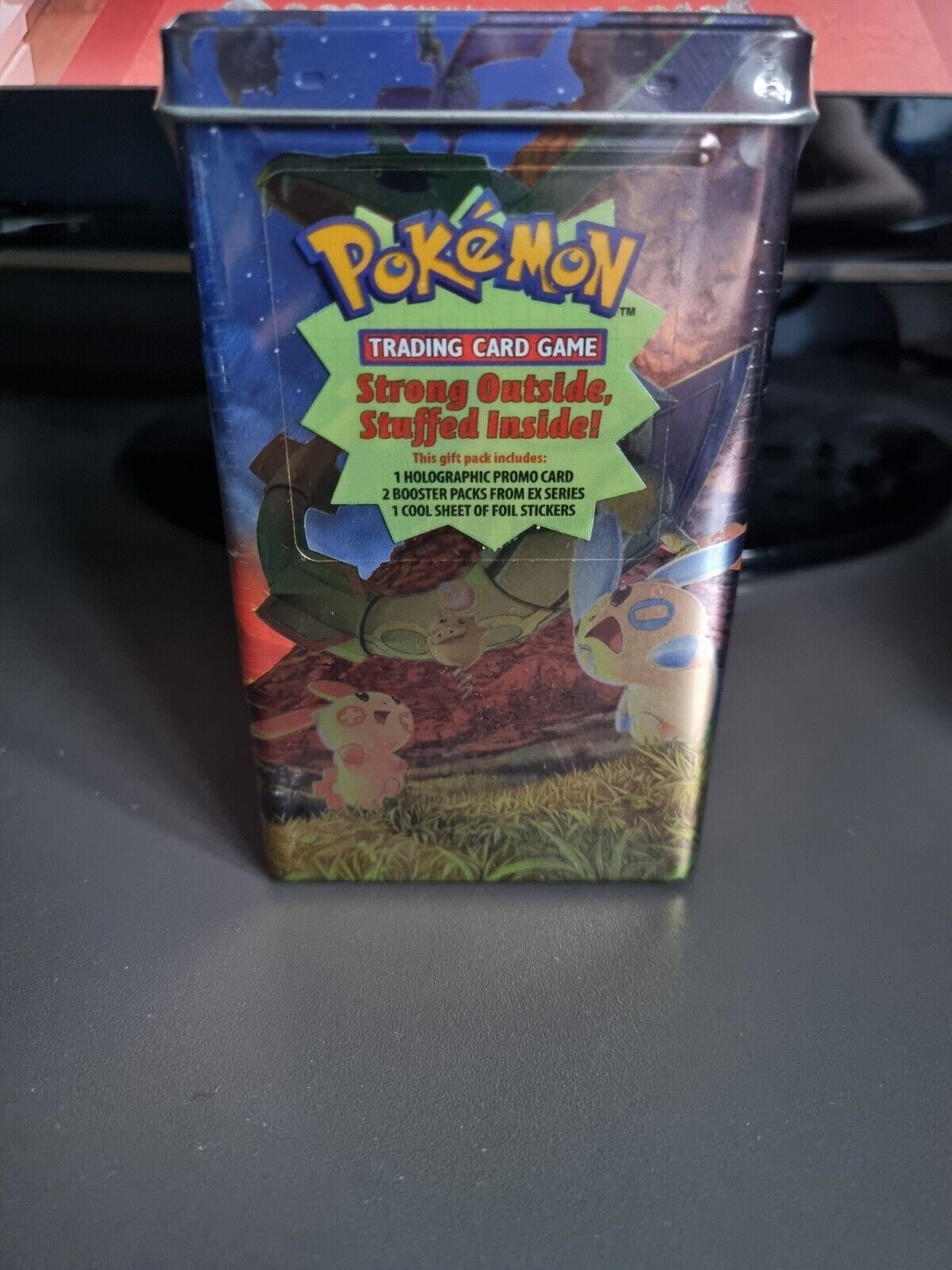 Pokemon EX Deck Tin Gift Pack Sealed 2004