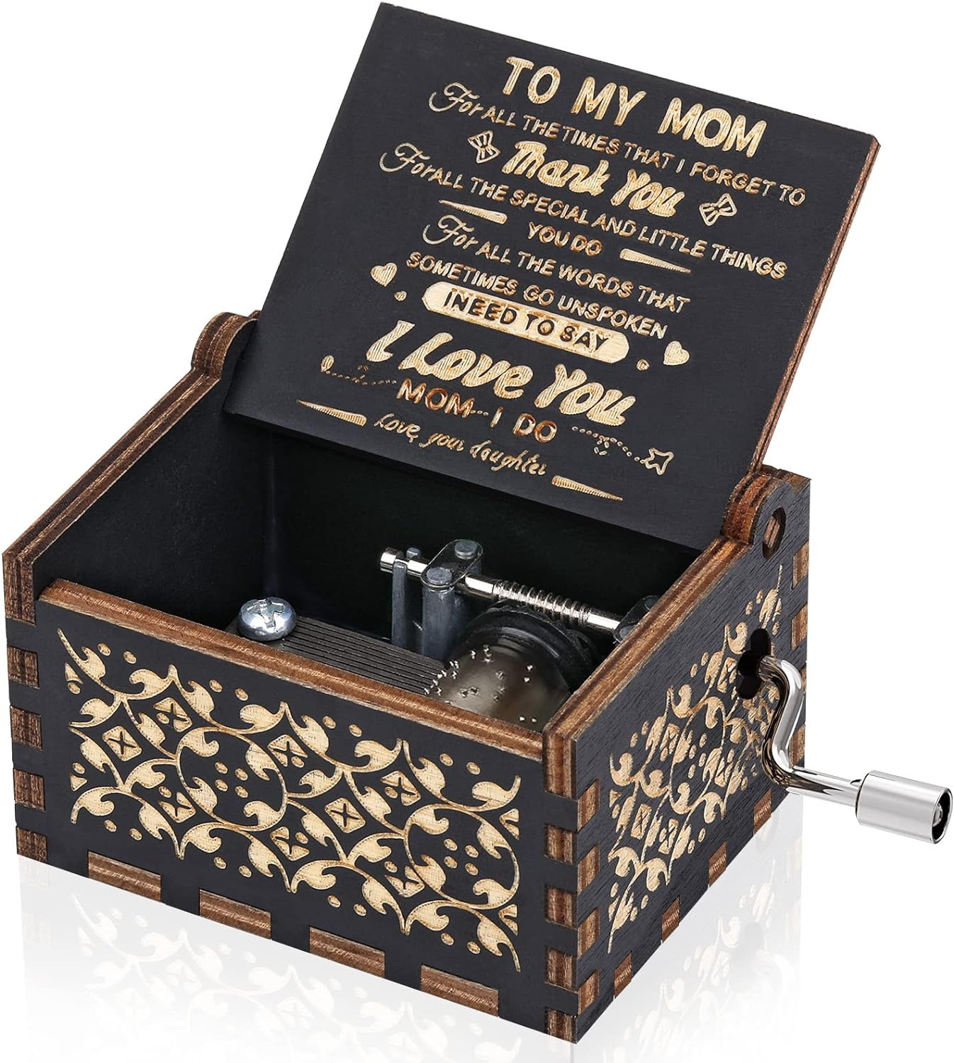 Mothers Day Gifts for Mom,Romantic I Love You Mom Gift Music Box Gift Women Wife