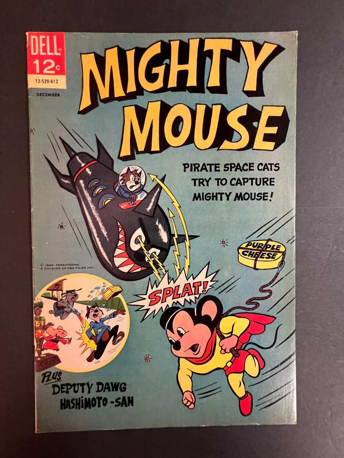Adventures of Mighty Mouse Dell Comics #169 1966 FN