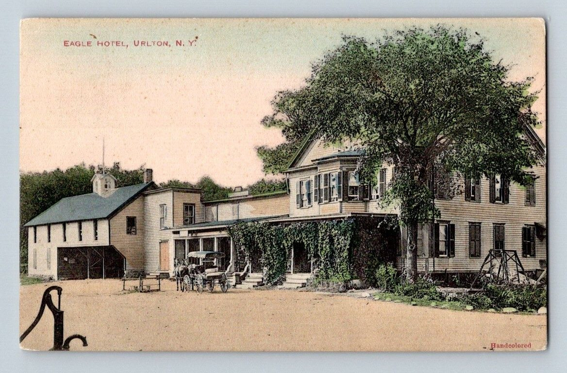1911. URLTON, NY. EAGLE HOTEL. POSTCARD II12