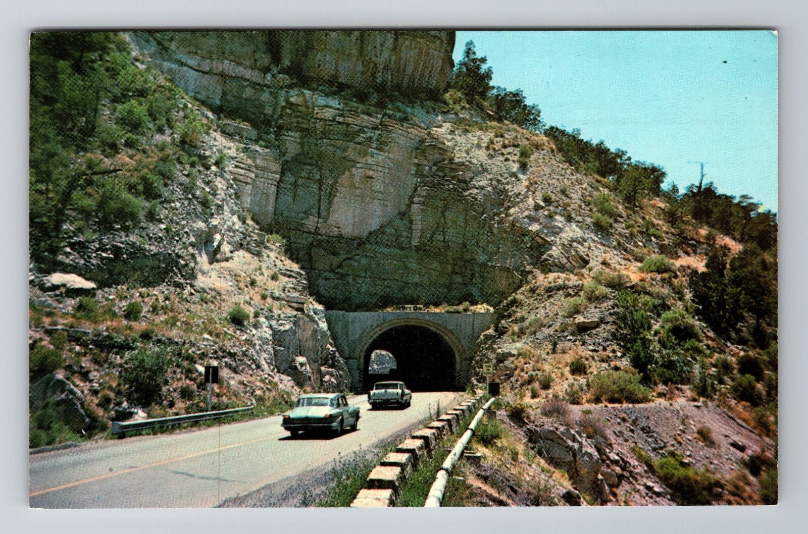 Cloudcroft NM-New Mexico, Cloudcroft Tunnel, Antique, Vintage Postcard