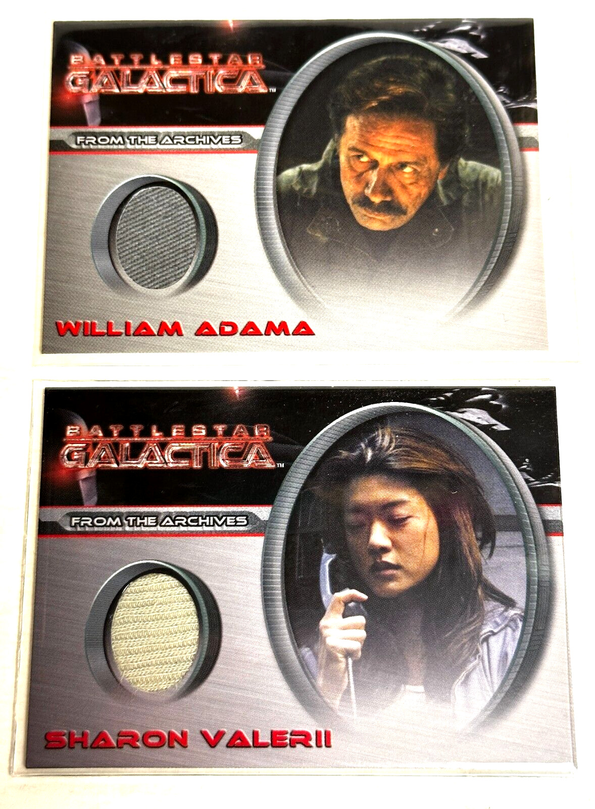2005 Battlestar Galactica Season 3 Costume Cards (2) CC32 & CC36 Rittenhouse