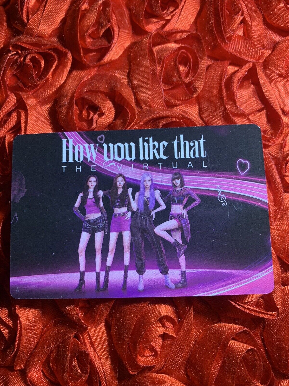 BLACKPINK Pink Planet Edition Kpop Girl Photo Card Group How U Like That