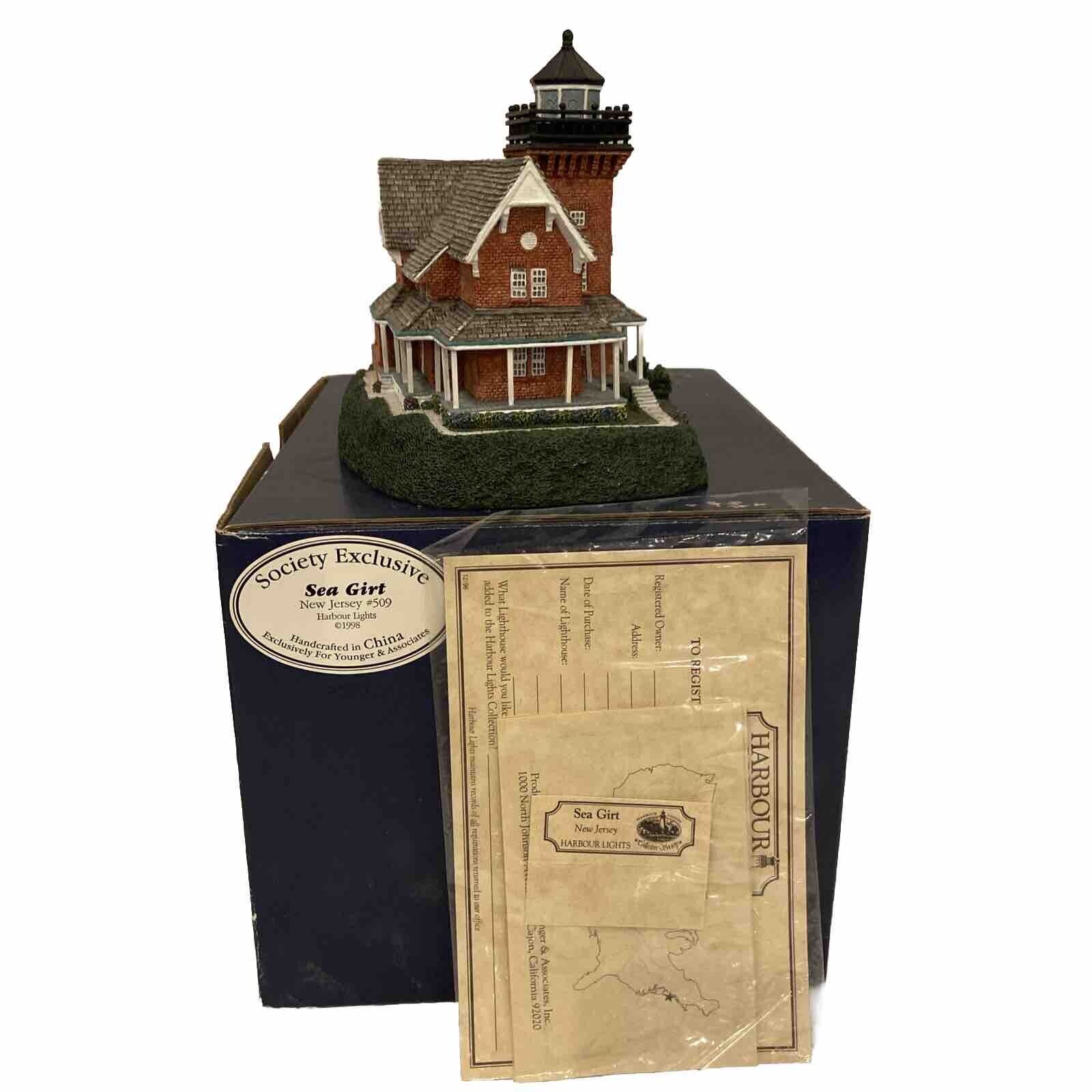VTG 1998 Harbour Lights Lighthouse Society Exclusive Sea Girt New Jersey #509