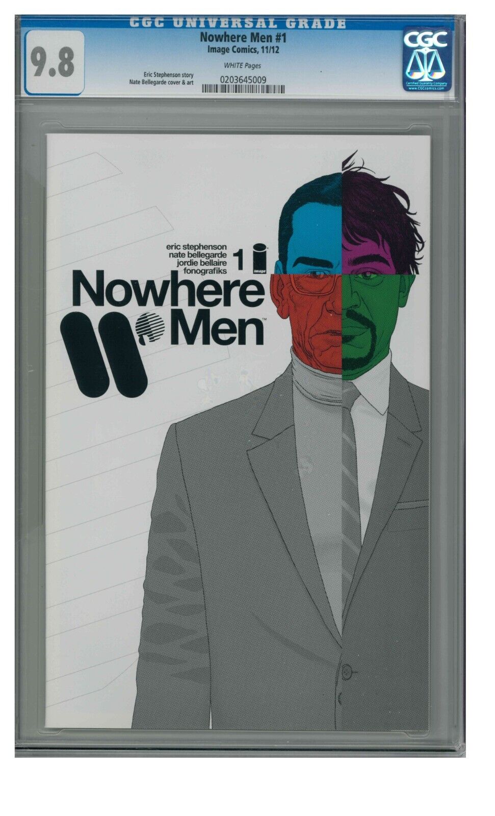 Nowhere Men #1 (2012) Image Comics CGC 9.8 White Pages JJ818