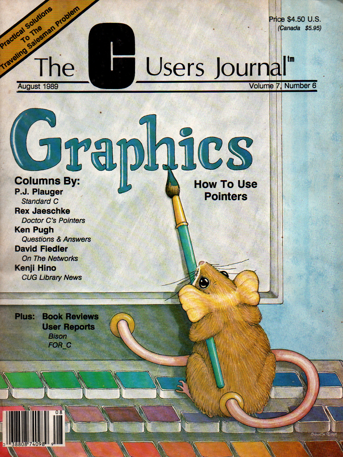 C Users Journal Magazine August 1989