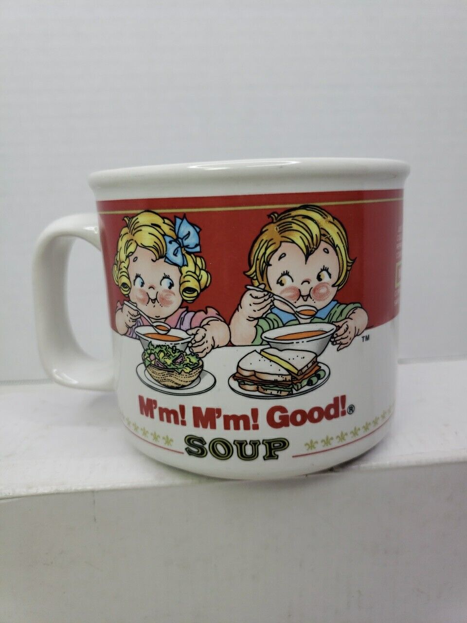 WESTWOOD Campbell Soup VINTAGE COLLECTOR'S MUG w/ Soup Kids 1989 Campbell's
