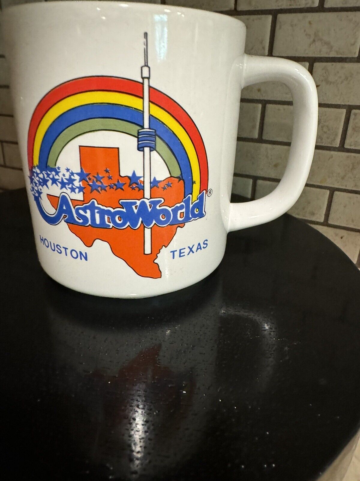 Astroworld Houston Texas Cup - Mug - Ceramic Amusement Park Vintage Rare