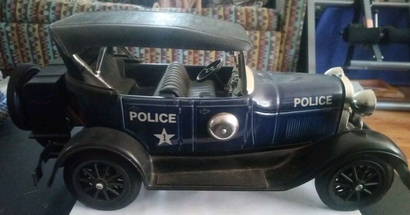 Vintage Jim Beam 1929 Ford Model A Police Car Decanter Empty