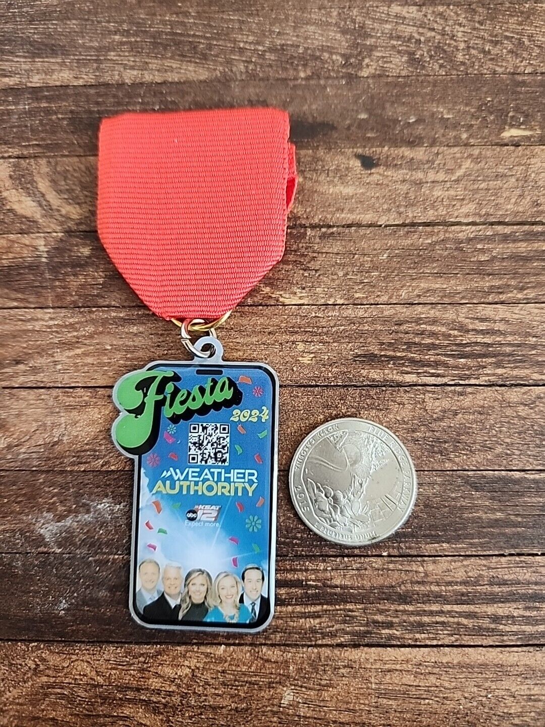 KSAT  12 Weather Authority 2024 Fiesta Medal