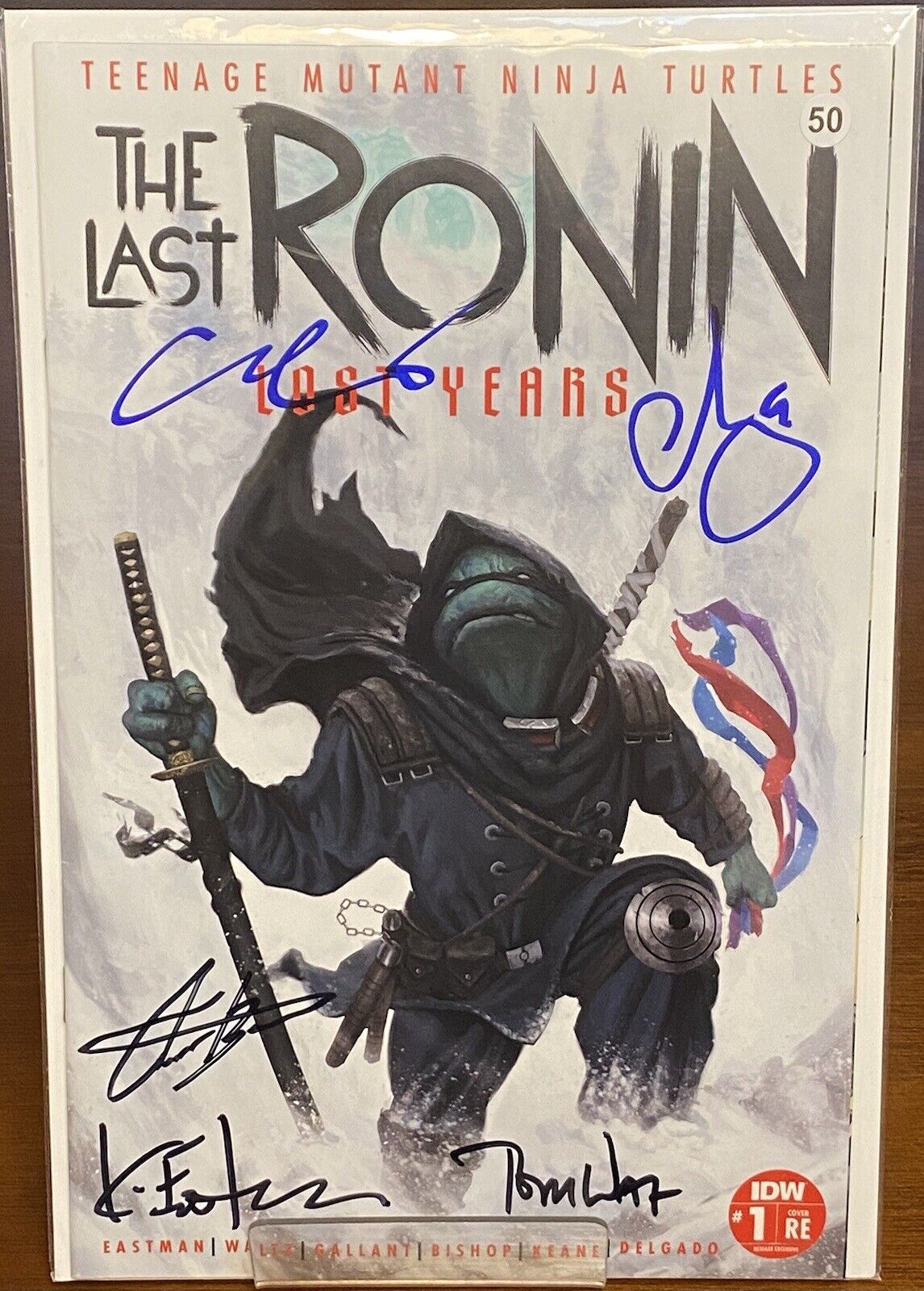 TMNT The Last Ronin The Lost Years #1 Trade Variant 5x SIGNED All w COAs