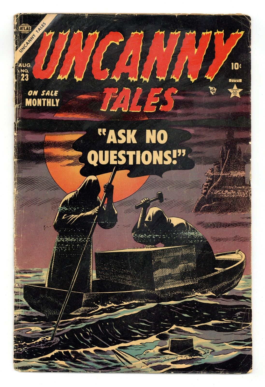 Uncanny Tales #23 GD- 1.8 RESTORED 1954