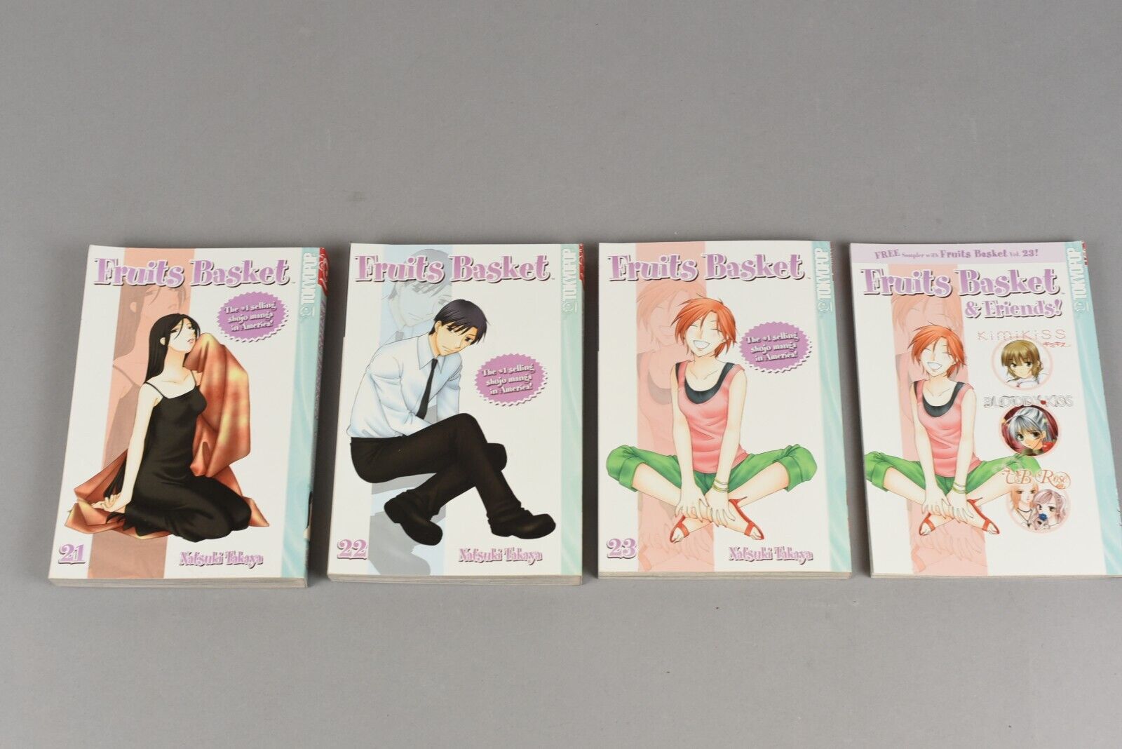 Fruits Basket English Manga Volumes 21 22 23 & Sampler