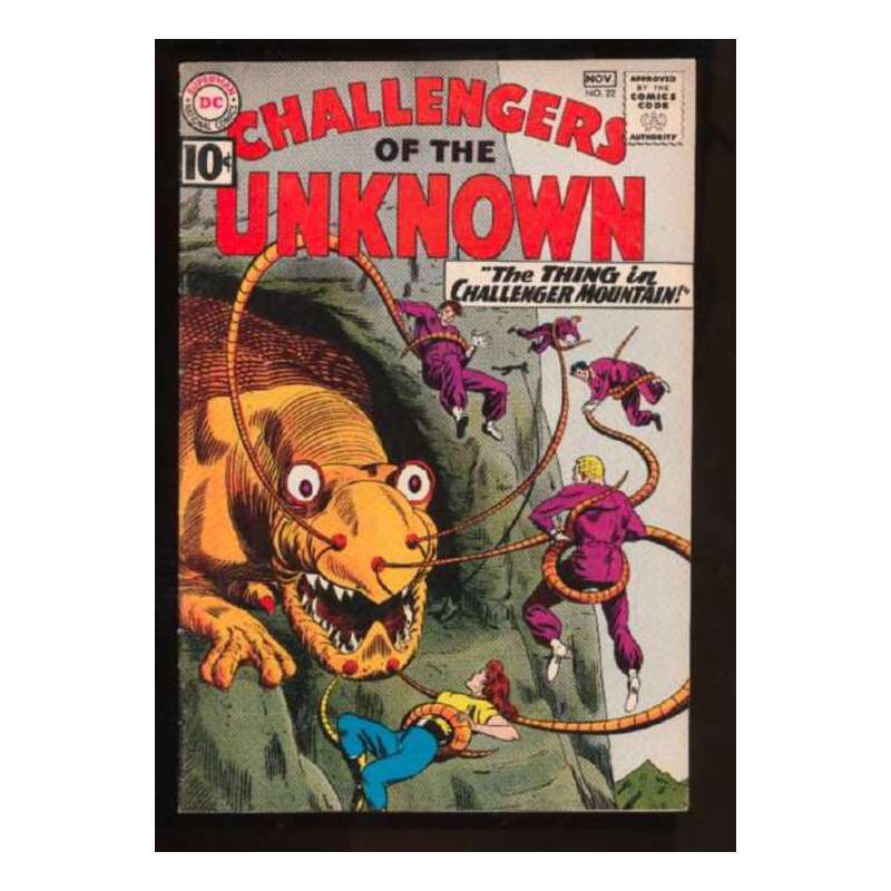 Challengers of the Unknown #22 1958 series DC comics Fine+ [h;