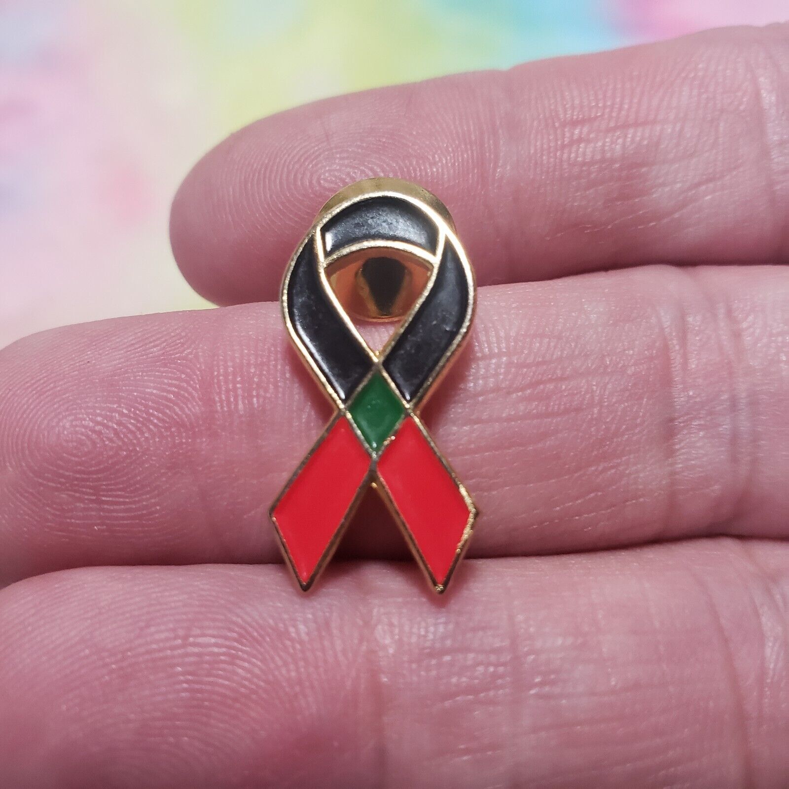 African American AIDS Awareness Lapel Pin National Black HIV Day February 7